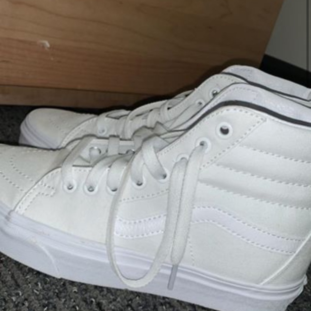 White high top vans